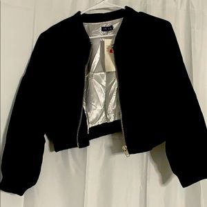 Crop Bomber Jacket